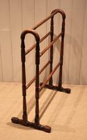 Late 19th Century Pitch Pine Towel Rail