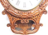 Rare Antique Irish Drop Dial Wall Clock 8 Day Single Fusee Movement Dial Signed Wallace of Limerick (7 of 9) Rare Antique Irish Drop Dial Wall Clock 8 Day Single Fusee Movement Dial Signed Wallace of Limerick (7 of 9)