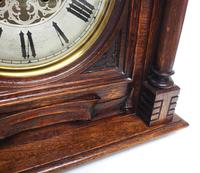 Interesting Rare German Striking Bracket Clock by Lenzkirch in Gothic Oak Glazed Case (5 of 13) Interesting Rare German Striking Bracket Clock by Lenzkirch in Gothic Oak Glazed Case (5 of 13)