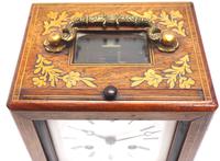 Fine French Officers 8-day Mantel Clock – Rosewood Case With Satinwood Inlay (7 of 13) Fine French Officers 8-day Mantel Clock – Rosewood Case With Satinwood Inlay (7 of 13)