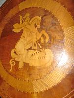 Italian Sorrento Walnut Inlaid Tripod Table (7 of 8) Italian Sorrento Walnut Inlaid Tripod Table (7 of 8)