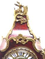 Wow! Phenomenal French Boulle Mantel Clock Red Shell floral Ormolu Mounts 8 Day Mantle Clock (6 of 10) Wow! Phenomenal French Boulle Mantel Clock Red Shell floral Ormolu Mounts 8 Day Mantle Clock (6 of 10)