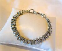 Antique Bracelet 1890s Victorian Silver Nickel Fancy Link 7 1/2" Length 13.6 Grams (4 of 12) Antique Bracelet 1890s Victorian Silver Nickel Fancy Link 7 1/2" Length 13.6 Grams (4 of 12)