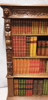 Outstanding Carved Oak Open Library Bookcase (2 of 16) Outstanding Carved Oak Open Library Bookcase (2 of 16)
