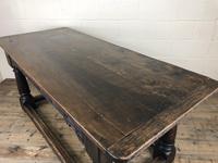 Antique Oak Refectory Table with Plank Top (9 of 12) Antique Oak Refectory Table with Plank Top (9 of 12)