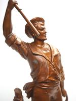 Incredible French Figural Mantel Clock Cod Fishing 8 Day Striking Mantle Clock (13 of 13) Incredible French Figural Mantel Clock Cod Fishing 8 Day Striking Mantle Clock (13 of 13)