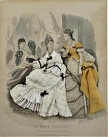 Antique Victorian 3-D Fashion Picture in Original Frame c1875 (2 of 12) Antique Victorian 3-D Fashion Picture in Original Frame c1875 (2 of 12)