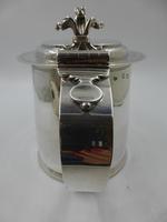 Large Reproduction Charles II Style Silver Lidded Tankard London 1937 (6 of 11) Large Reproduction Charles II Style Silver Lidded Tankard London 1937 (6 of 11)