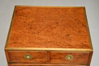 Antique Yew Wood Military Campaign Chest of Drawers (6 of 13) Antique Yew Wood Military Campaign Chest of Drawers (6 of 13)