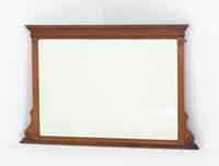 Late Victorian Oak Overmantle Mirror