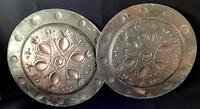 Pair of Large Arts and Crafts Repousse Copper Chargers (5 of 5) Pair of Large Arts and Crafts Repousse Copper Chargers (5 of 5)