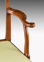 Chippendale period Yew tree elbow chair with a Gothic pierced splat (6 of 6) Chippendale period Yew tree elbow chair with a Gothic pierced splat (6 of 6)