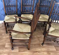 Set of Six Oak Spindle Back Dining Chairs (9 of 12) Set of Six Oak Spindle Back Dining Chairs (9 of 12)