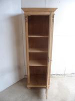 Quality Antique Pine 1 Door Display Cabinet / Cupboard to wax / paint (10 of 10) Quality Antique Pine 1 Door Display Cabinet / Cupboard to wax / paint (10 of 10)