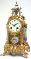 Wow! French Blue Sevres Mantel Clock 8 Day Striking Mantle Clock (10 of 12) Wow! French Blue Sevres Mantel Clock 8 Day Striking Mantle Clock (10 of 12)