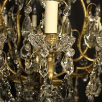 French Gilded Bronze & Crystal 11 Light Birdcage Chandelier (4 of 10) French Gilded Bronze & Crystal 11 Light Birdcage Chandelier (4 of 10)
