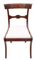 Set of 6 (4 +2) Regency Cuban Mahogany Dining Chairs 19th Century C1825 (10 of 15) Set of 6 (4 +2) Regency Cuban Mahogany Dining Chairs 19th Century C1825 (10 of 15)