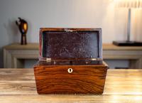 Early Victorian Rosewood Tea Caddy c.1840 (7 of 8) Early Victorian Rosewood Tea Caddy c.1840 (7 of 8)