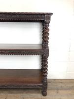 Antique Victorian Carved Oak Three Tier Display Shelves (7 of 10) Antique Victorian Carved Oak Three Tier Display Shelves (7 of 10)