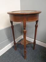 Edwardian Antique Painted Games Oak Side Table Glass Top (2 of 8) Edwardian Antique Painted Games Oak Side Table Glass Top (2 of 8)