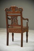 Anglo Indian Carved Padouk Chair (10 of 12) Anglo Indian Carved Padouk Chair (10 of 12)