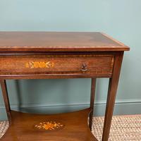 Elegant Edwardian Inlaid Mahogany Antique Side Table (6 of 6) Elegant Edwardian Inlaid Mahogany Antique Side Table (6 of 6)