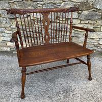 Unusual Oak Arts & Crafts Bench (13 of 18) Unusual Oak Arts & Crafts Bench (13 of 18)