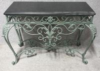 Very Nice Wrought Iron Console Table (5 of 8) Very Nice Wrought Iron Console Table (5 of 8)