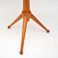 1960’s Vintage Burr Maple Tripod Side Table (4 of 7) 1960’s Vintage Burr Maple Tripod Side Table (4 of 7)