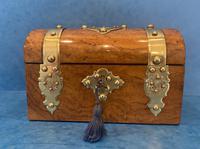 Victorian Brassbound Burr Walnut Stationary Box (3 of 11) Victorian Brassbound Burr Walnut Stationary Box (3 of 11)