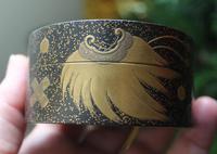 Antique Japanese Meiji Gilt & Black Lacquer Lidded Box (8 of 15) Antique Japanese Meiji Gilt & Black Lacquer Lidded Box (8 of 15)