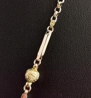 Antique 9ct Gold Fancy Link Chain Necklace, Edwardian (8 of 10) Antique 9ct Gold Fancy Link Chain Necklace, Edwardian (8 of 10)