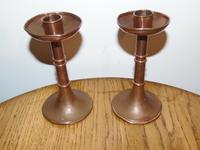 Pair of Copper Arts & Crafts Candlesticks (5 of 8) Pair of Copper Arts & Crafts Candlesticks (5 of 8)