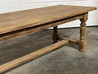 Nice Large Bleached Oak Farmhouse Dining Table With Extensions (16 of 35) Nice Large Bleached Oak Farmhouse Dining Table With Extensions (16 of 35)