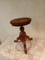 Victorian Piano Stool with no Seat Upholstery