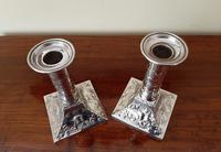 Superb Pair of Antique Solid Silver Candlesticks (7 of 8) Superb Pair of Antique Solid Silver Candlesticks (7 of 8)