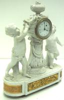 French Empire Figural Mantel Clock – Bisque Porcelain Cherub Verge Mantle Clock c.1800 (5 of 13) French Empire Figural Mantel Clock – Bisque Porcelain Cherub Verge Mantle Clock c.1800 (5 of 13)