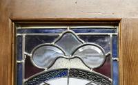 Victorian Art Nouveau Stained Glass Panel Door (7 of 9) Victorian Art Nouveau Stained Glass Panel Door (7 of 9)