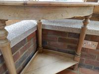 Corner table, side table, pine, Shoolbred. (5 of 5) Corner table, side table, pine, Shoolbred. (5 of 5)