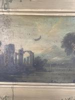 Antique Georgian or Early Victorian Landscape Oil Painting of Ruined Castle by John Wilson Ewbank 1 of 2 (4 of 9) Antique Georgian or Early Victorian Landscape Oil Painting of Ruined Castle by John Wilson Ewbank 1 of 2 (4 of 9)
