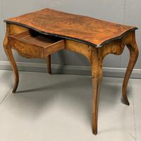 French Figured Walnut Bureau Plat Centre Table (3 of 7) French Figured Walnut Bureau Plat Centre Table (3 of 7)