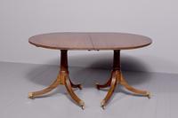 Regency Style Twin Pillar Dining Table (1 of 9)