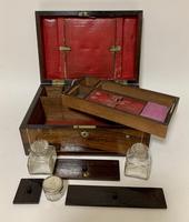 Victorian Rosewood Inlaid Vanity Box (8 of 14) Victorian Rosewood Inlaid Vanity Box (8 of 14)