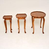 Antique Burr Walnut Pie Crust Nest of Tables (2 of 8) Antique Burr Walnut Pie Crust Nest of Tables (2 of 8)