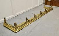 Superb Quality 19th Century Heavy Brass Fender (3 of 5) Superb Quality 19th Century Heavy Brass Fender (3 of 5)