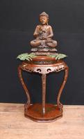 Chinese Pedestal Stand Table in Cinnabar Lacquer Chinoiserie (24 of 26) Chinese Pedestal Stand Table in Cinnabar Lacquer Chinoiserie (24 of 26)