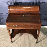 Edwardian Inlaid Mahogany Desk (3 of 21) Edwardian Inlaid Mahogany Desk (3 of 21)