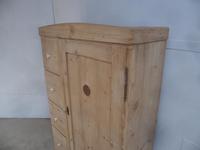 Victorian Tall Antique Pine 4 Drawer Kitchen Storage Cupboard to wax / paint (2 of 12) Victorian Tall Antique Pine 4 Drawer Kitchen Storage Cupboard to wax / paint (2 of 12)