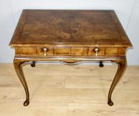 Walnut Two Drawer Writing Table (3 of 8) Walnut Two Drawer Writing Table (3 of 8)