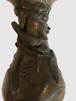 Pair of Antique Japanese Bronze Vases Meiji Period (4 of 7) Pair of Antique Japanese Bronze Vases Meiji Period (4 of 7)